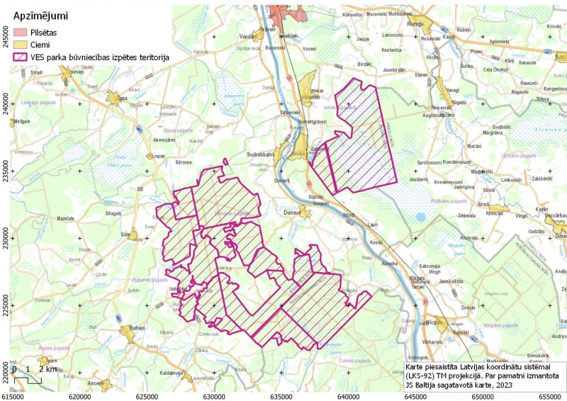 Izpētes teritorija Augšdaugava