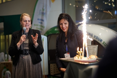 Green week cake
