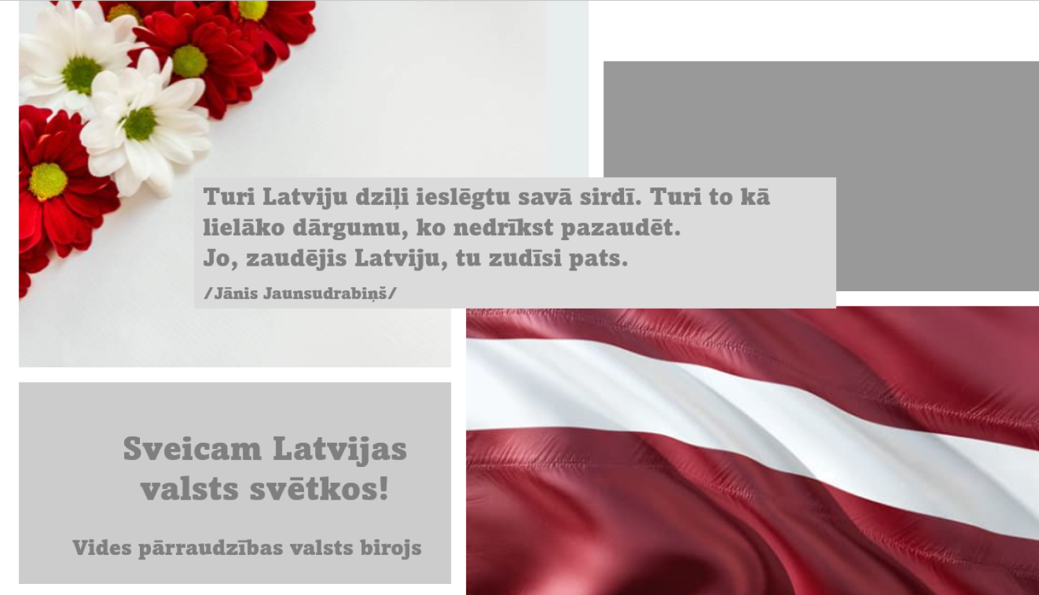 Latvijas valsts svētkos!
